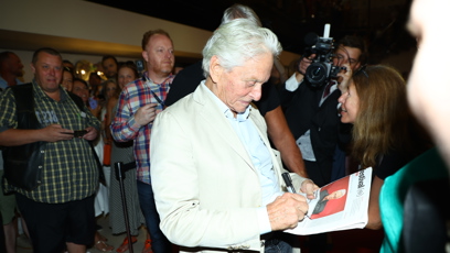 FOTO: Michael Douglas se podepisoval fanouškům.