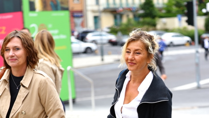 FOTO: Vanda Hybnerová na karlovarské kolonádě.