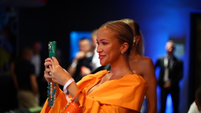 FOTO: Nela Slováková si užívala večer.
