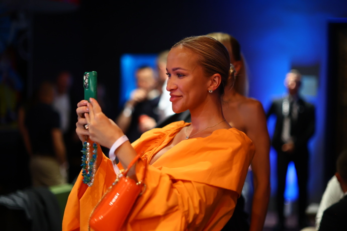 FOTO: Nela Slováková si užívala večer.