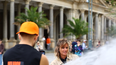 FOTO: Emma Smetana s fukarem.