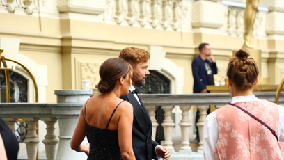 FOTO: Petr Lněnička s partnerkou.
