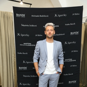 Jiří Böhm byl druhou tváří kolekce Martiny Pipkové Loudové.