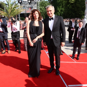 Jiří Macháček s partnerkou Kristinou.