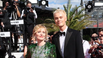 FOTO: Aňa Geislerová s návrhářem Janem Černým.