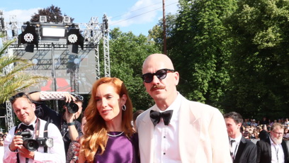 FOTO: Hana Vagnerová dorazila na červený koberec se Stanislavem Majerem.