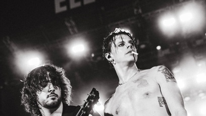 FOTO: Yungblud během koncertu.