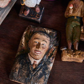 Karel Gott - vyřezaný Laďou Kerndlem až po mistrově smrti.