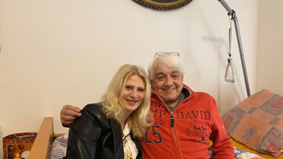 FOTO: Jiří Krampol se svou milovanou Evou Svobodovou.