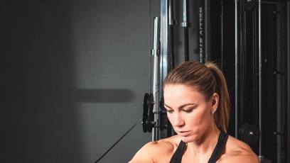 FOTO: Martina Čechová trénuje ve svém fitcentru.