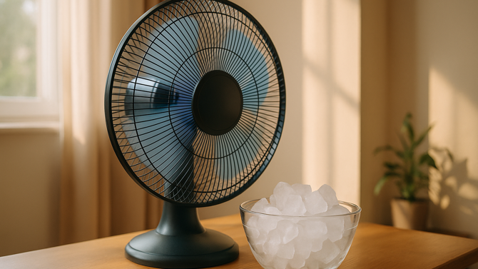 Máte ventilátor? S tímto geniálním trikem z něj během pár minut uděláte klimatizaci