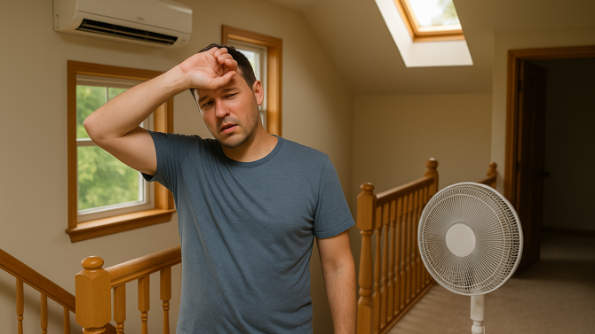 Proč je horní patro sauna i s puštěnou klimatizací? Experti odhalili překvapivé informace
