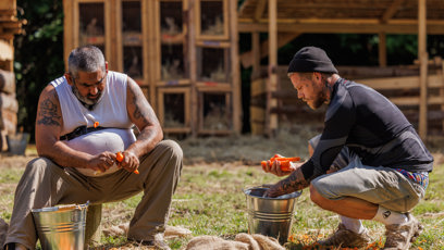 FOTO: Zdeněk Godla a Adam Raiter měli hlubokou rozmluvu.