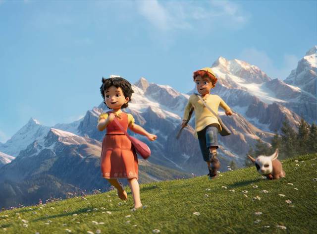 Heidi, děvčátko z hor, poprvé v animovaném filmu