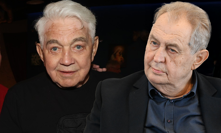 Jiří Krampol a Miloš Zeman