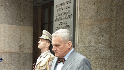 FOTO: Bohuslav Svoboda u rozhlasu.