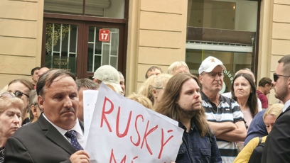 FOTO: Lidé vyjadřovali jasné postoje.