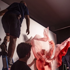 Focení bylo plné kreativity.