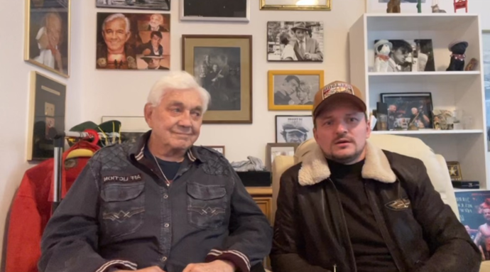 FOTO: Jiří Krampol a Tomáš Zajíc alias Teniskožrout. – stránka 2
