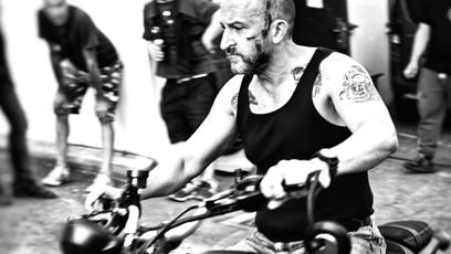 FOTO: Martin Hofmann na motorce.