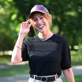 Aneta Krejčíková si nenechala ujít letní večírek televize Nova.