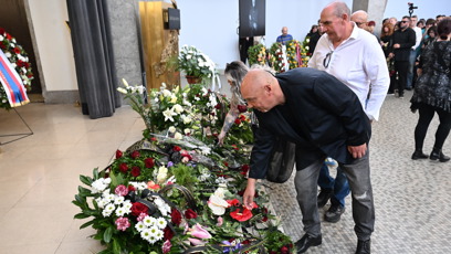 FOTO: Pohřeb Jiřího Krampola.