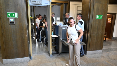 FOTO: Michaela Nosková u soudu.