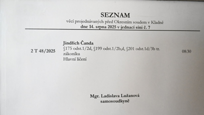 FOTO: Michaela Nosková u soudu.