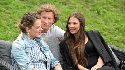 FOTO: Andrea Kerestešová se dobře bavila.