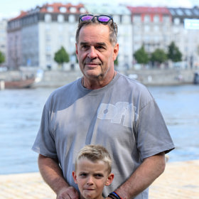Miroslav Etzler se synem Samuelem.