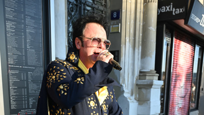 FOTO: O hudební doprovod se pak postaral falešný Elvis