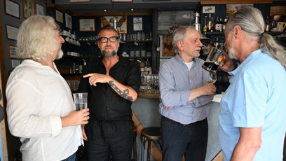 FOTO: Bořek Slezáček se dobře bavil.