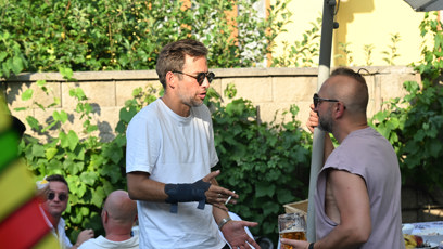 FOTO: Janek Bartoška měl dobrou náladu.