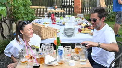 FOTO: Janek Bartoška měl dobrou náladu.