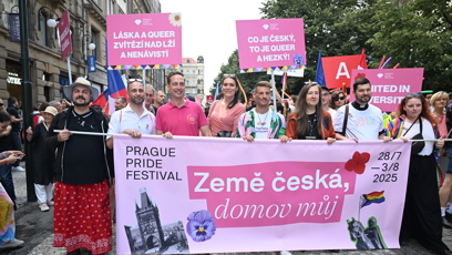 FOTO: Prague Pride 2025 byl plný rozmanitých oblečků.
