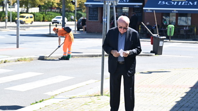 FOTO: Felix Slováček dorazil jako první.