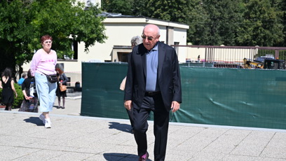 FOTO: Felix Slováček na posledním rozloučení.