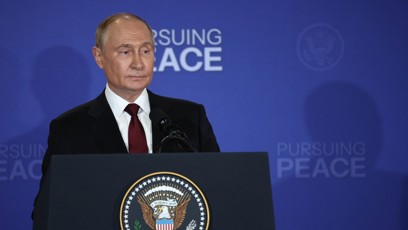 FOTO: Pozorovatele znepokojilo chování ruské hlavy státu.