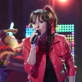 Heidi Janků má ve své sbírce i červenou koženou bundu.