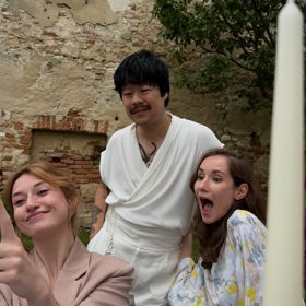 Ruy Okamura byl oblečen v japonském stylu.