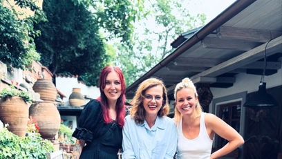 FOTO: Marta Jandová se svou fenkou Zarou.