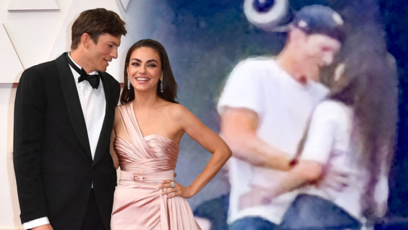 FOTO: Ashton Kutcher a Mila Kunis předvedli zamilovanou show.