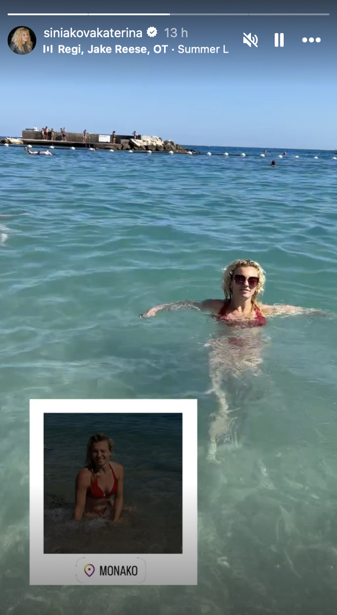 FOTO: Kateřina Siniaková si užívá chvíle v Monaku. – stránka 1
