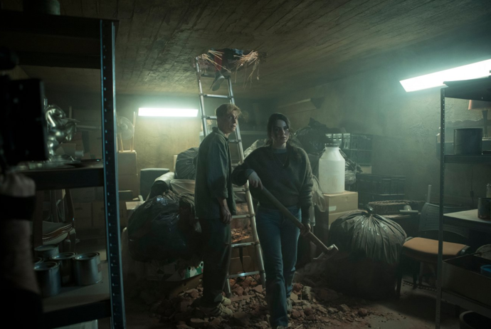 FOTO: Německý thriller Cihla se natáčel v Barrandovských ateliérech.