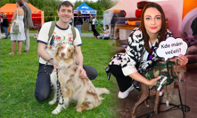 Slavní a jejich psí mazlíčci.