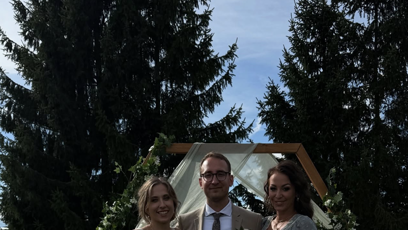 FOTO: Agáta Hanychová si nenechala ujít svatbu svého bratra Jakuba.
