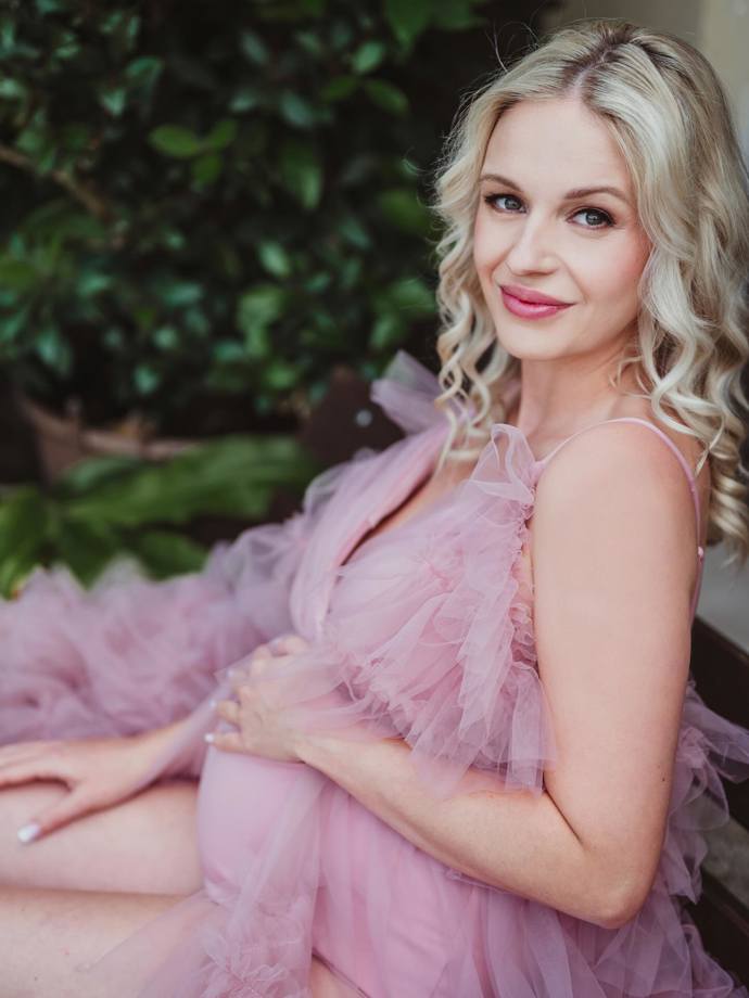 FOTO: Tereza Hlůšková nafotila nové těhotenské fotky.