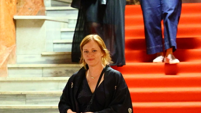 FOTO: Herečka Ester Geislerová při odchodu z premiéry.
