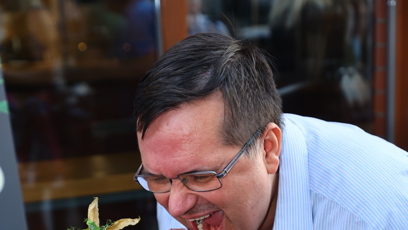 FOTO: Eva Toulová a Luboš z Farmy.