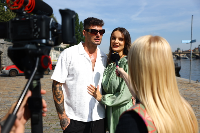 FOTO: Michal Trabalík a Kristína Víglaská.
